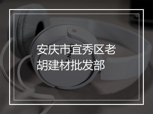 安庆市宜秀区老胡建材批发部