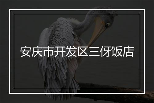 安庆市开发区三伢饭店