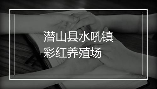 潜山县水吼镇彩红养殖场