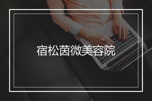 宿松茵微美容院