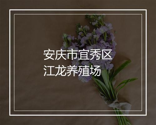 安庆市宜秀区江龙养殖场