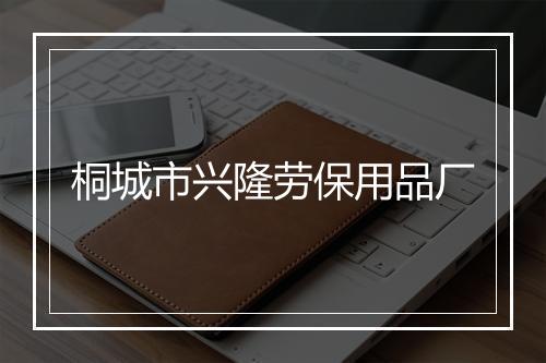 桐城市兴隆劳保用品厂