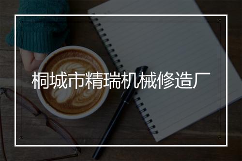 桐城市精瑞机械修造厂