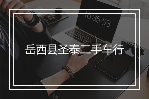 岳西县圣泰二手车行
