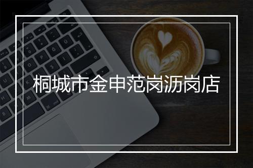 桐城市金申范岗沥岗店