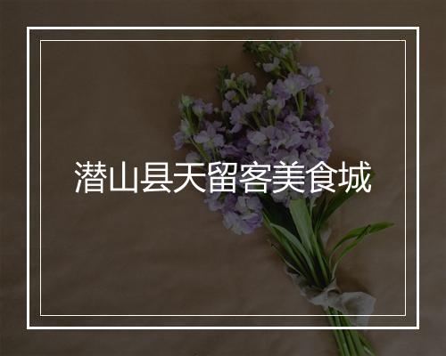 潜山县天留客美食城