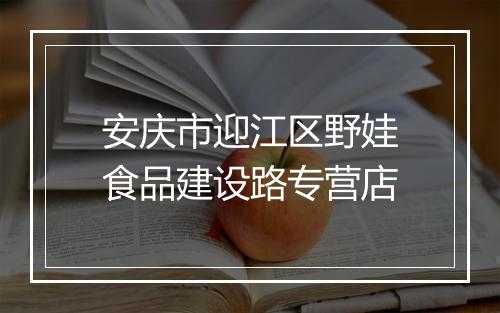 安庆市迎江区野娃食品建设路专营店