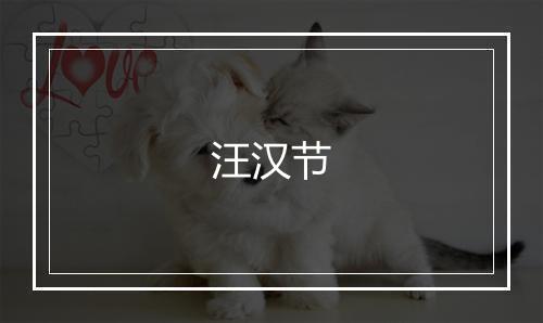 汪汉节