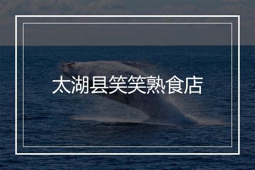 太湖县笑笑熟食店