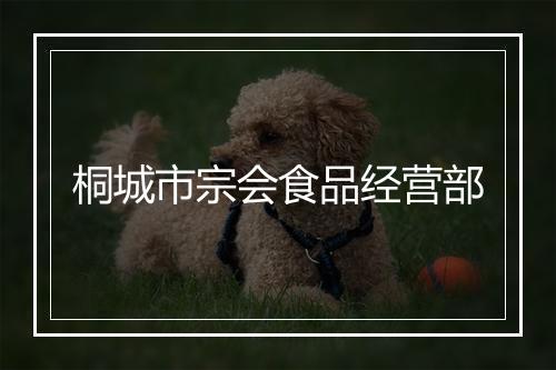 桐城市宗会食品经营部