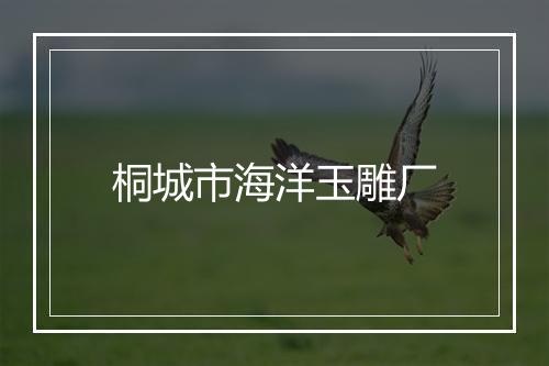桐城市海洋玉雕厂