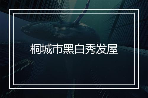 桐城市黑白秀发屋