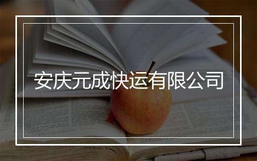 安庆元成快运有限公司