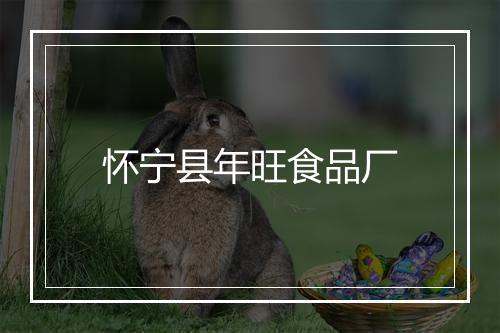怀宁县年旺食品厂
