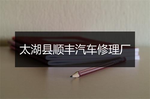 太湖县顺丰汽车修理厂
