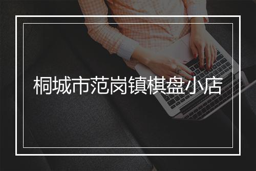 桐城市范岗镇棋盘小店