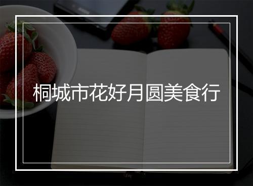 桐城市花好月圆美食行