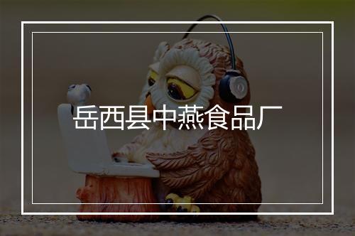 岳西县中燕食品厂