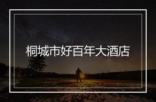桐城市好百年大酒店