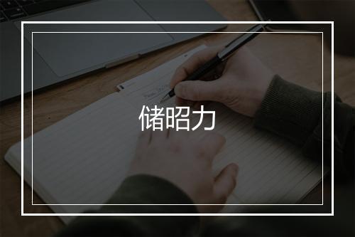 储昭力