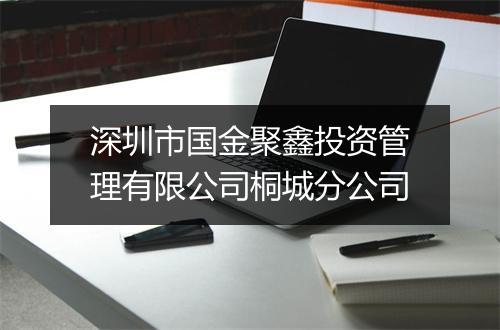 深圳市国金聚鑫投资管理有限公司桐城分公司