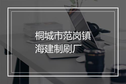 桐城市范岗镇海建制刷厂