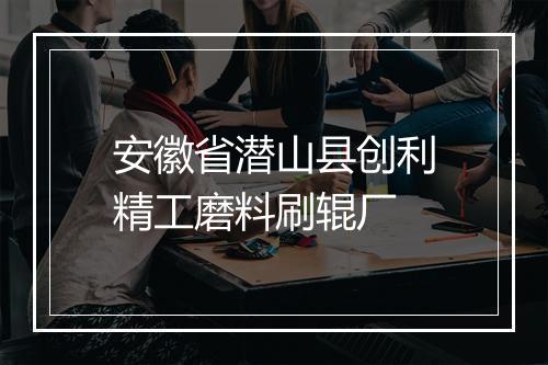 安徽省潜山县创利精工磨料刷辊厂