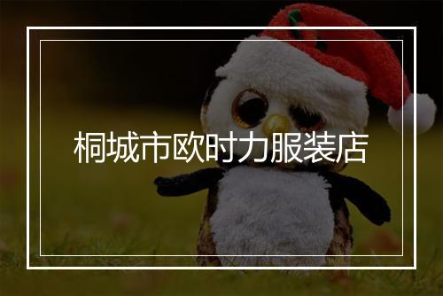 桐城市欧时力服装店