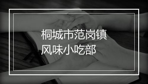 桐城市范岗镇风味小吃部