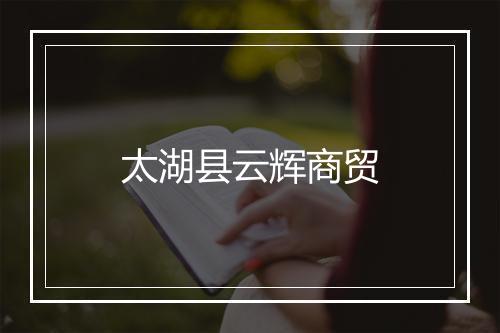 太湖县云辉商贸