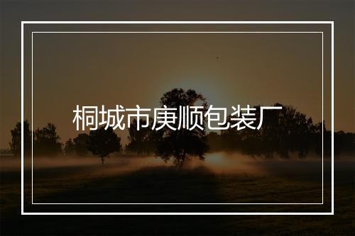 桐城市庚顺包装厂