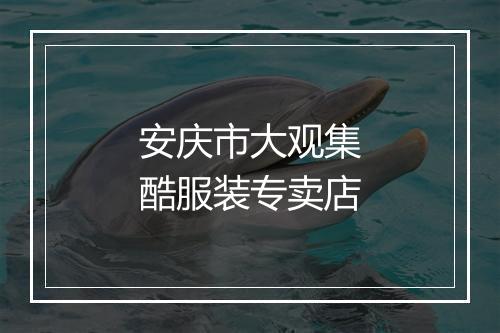 安庆市大观集酷服装专卖店