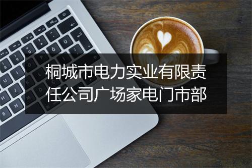 桐城市电力实业有限责任公司广场家电门市部
