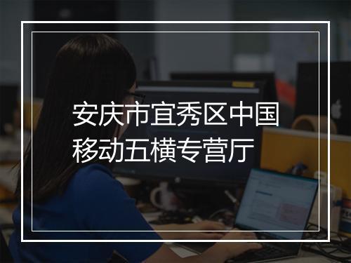 安庆市宜秀区中国移动五横专营厅