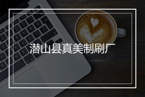 潜山县真美制刷厂