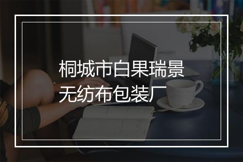 桐城市白果瑞景无纺布包装厂