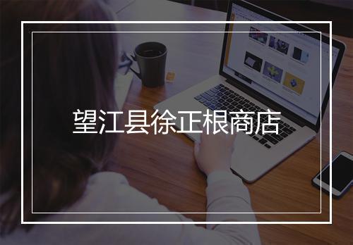 望江县徐正根商店