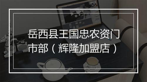 岳西县王国忠农资门市部（辉隆加盟店）