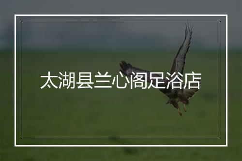 太湖县兰心阁足浴店