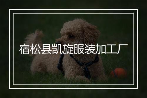 宿松县凯旋服装加工厂