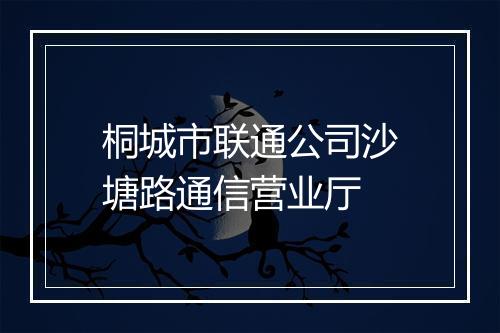 桐城市联通公司沙塘路通信营业厅