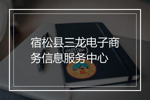 宿松县三龙电子商务信息服务中心