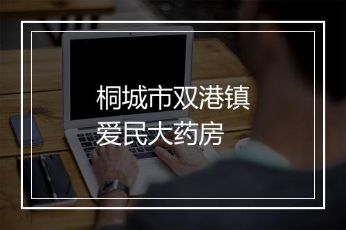 桐城市双港镇爱民大药房