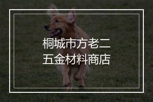 桐城市方老二五金材料商店