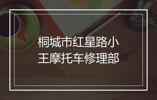 桐城市红星路小王摩托车修理部