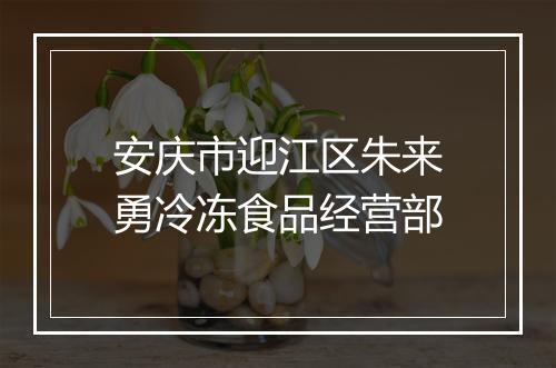 安庆市迎江区朱来勇冷冻食品经营部