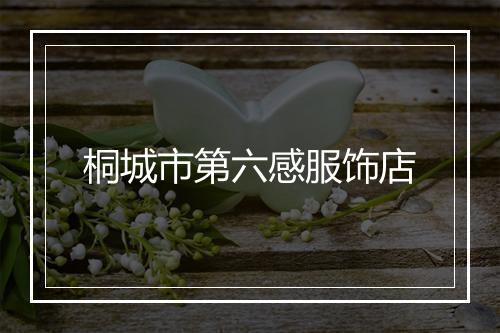 桐城市第六感服饰店