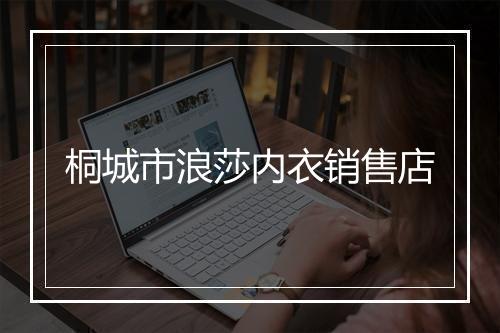 桐城市浪莎内衣销售店