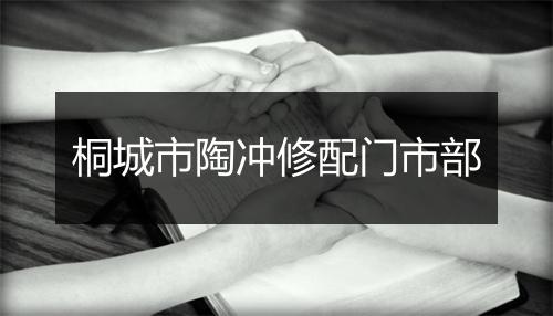 桐城市陶冲修配门市部