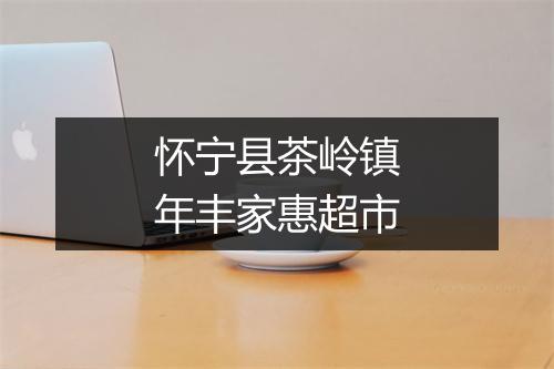 怀宁县茶岭镇年丰家惠超市